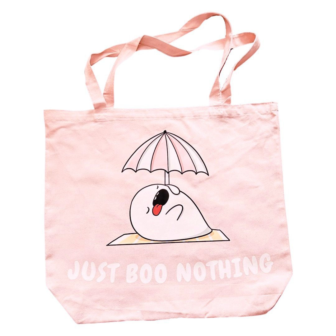 Strandtas - Big shopper - Just boo nothing | Yuki the Ghost
