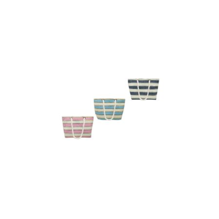 Strandtas La Plage 54x36x14cm 3ass. | Merkloos
