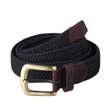 Stretch webbing leather belt | Barbour