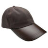 Striker Leather Peak Wax Baseball Cap Bruin | Hunter Outdoor