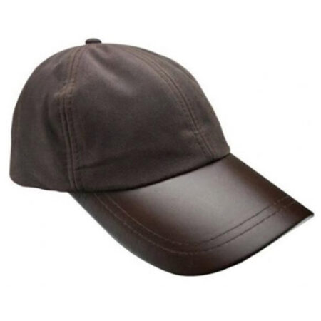 Striker Leather Peak Wax Baseball Cap Bruin | Hunter Outdoor