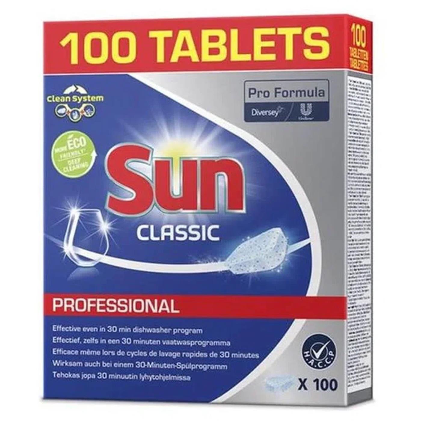 Sun Vaatwastabs classic 100 stuks | Sun