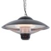 Sunred Heater Sirius Hanging 2100 terrasverwarmer - Zwart | Sunred