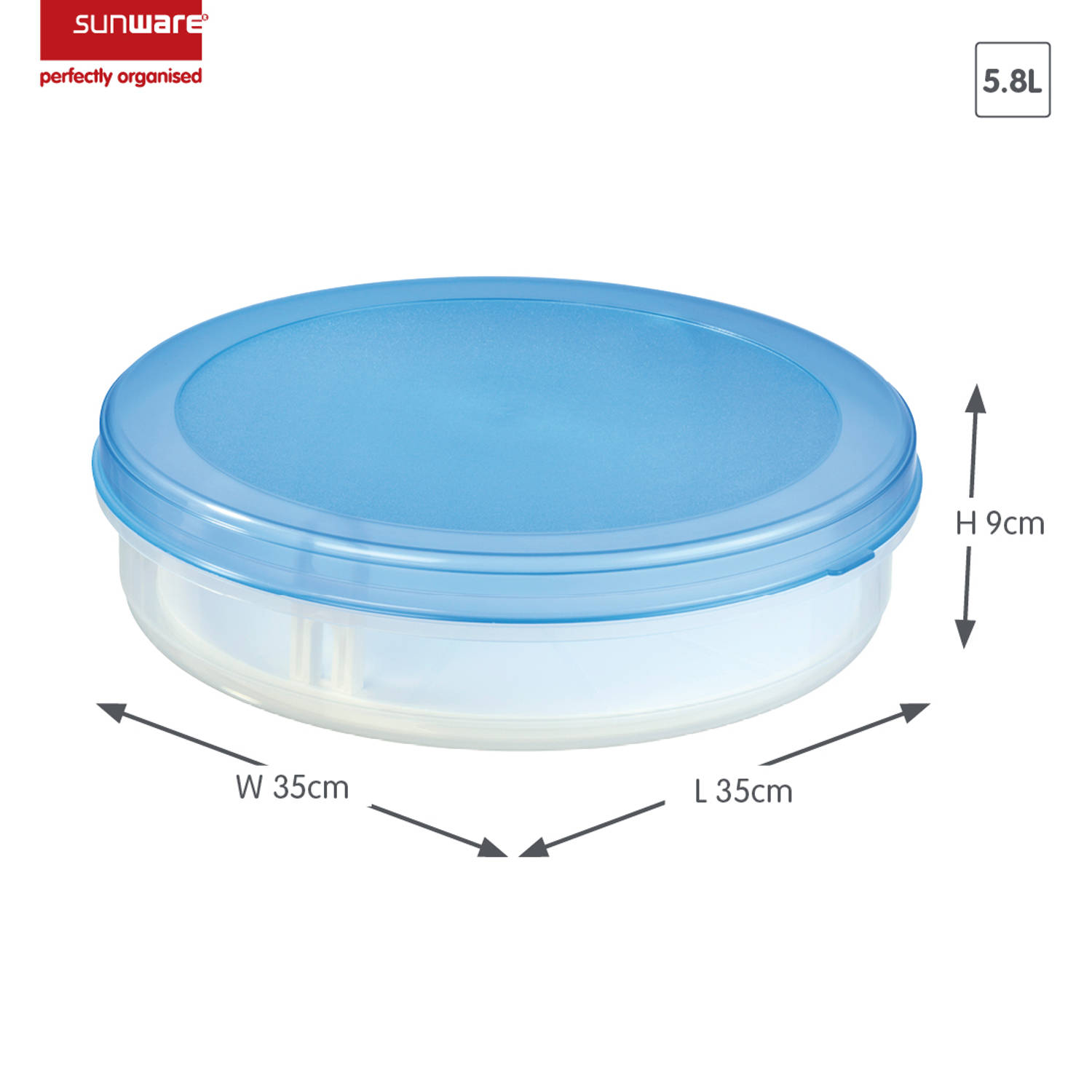 Sunware Club Cuisine vlaaidoos met lift | Sunware
