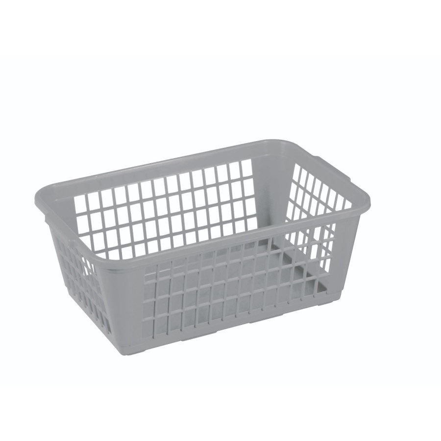 Sunware basic opbergmandje 31x20x12cm grijs | Sunware