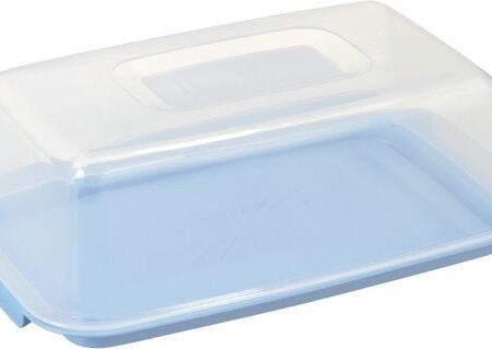 Sunware cakedoos transparant blauw | Sunware