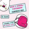 Surprise box - Back 2 school/stationery (twv â‚¬ 40