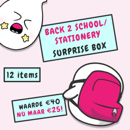 Surprise box - Back 2 school/stationery (twv â‚¬ 40