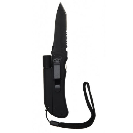 Survival mes met lamp en fire starter |