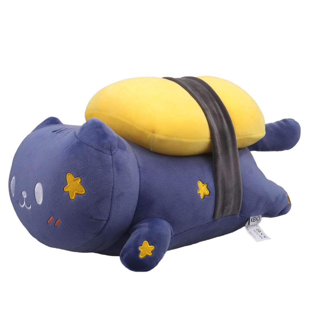 Sushi Night Cat knuffel - 35 cm | Kenji