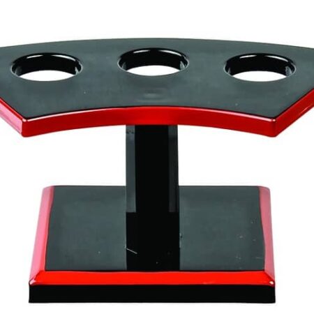 Sushi Rol Houder Zwart/Rood - Lacquerware - Set voor 3 Rollen | Tokyo Design Studio