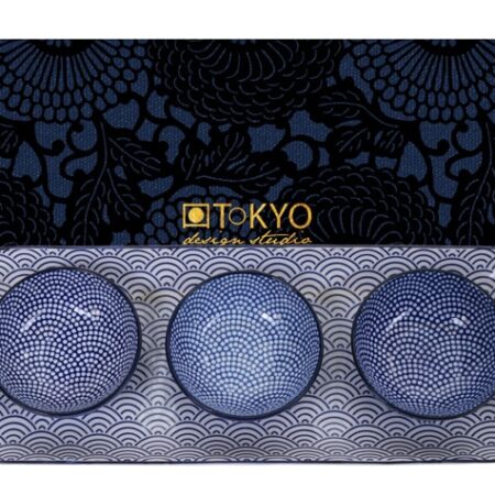 Sushi Servies Set - Tokyo Design Studio Nippon Blue - 4-delig - 33.5 x 13.7 x 2.1 cm | Tokyo Design Studio