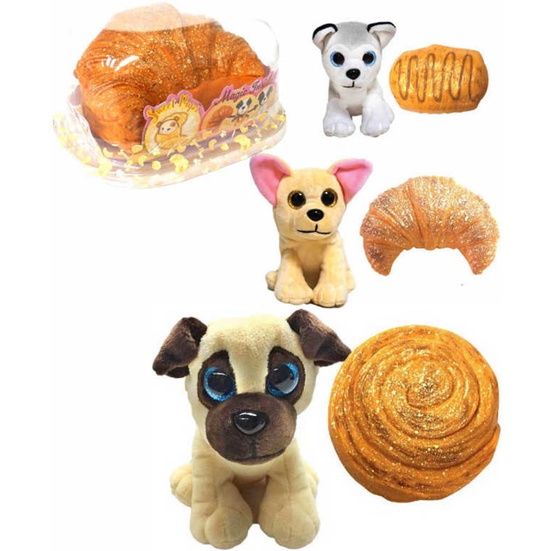 Sweet Pups 2-in-1 knuffel 13cm | Merkloos