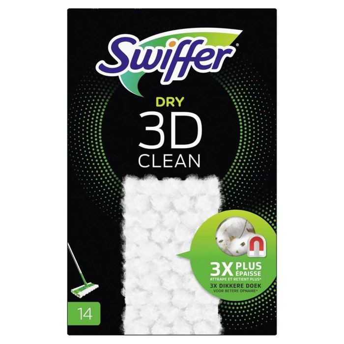 Swiffer Dry 3d Clean 14 stuks | Swiffer