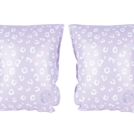 Swim Essentials Lila Leopard zwemarmband - 0-2 jaar | Swim Essentials