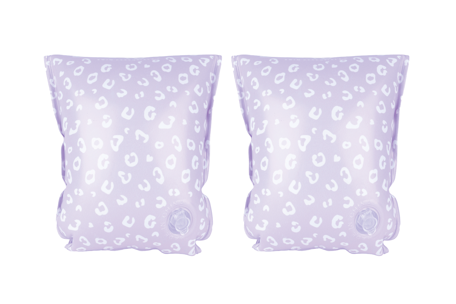 Swim Essentials Lila Leopard zwemarmband - 0-2 jaar | Swim Essentials
