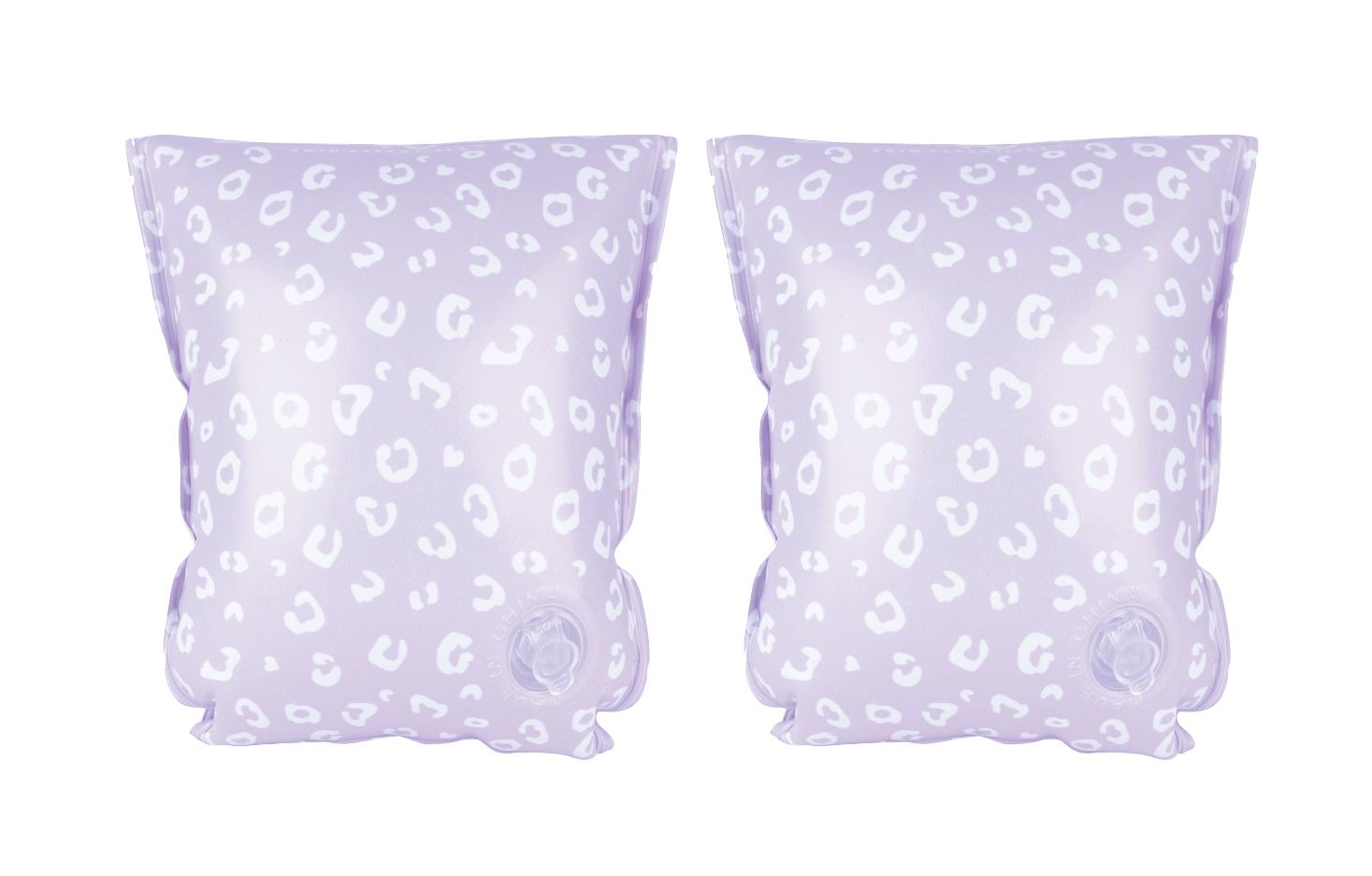 Swim Essentials Lila Leopard zwemarmband - 2-6 jaar | Swim Essentials