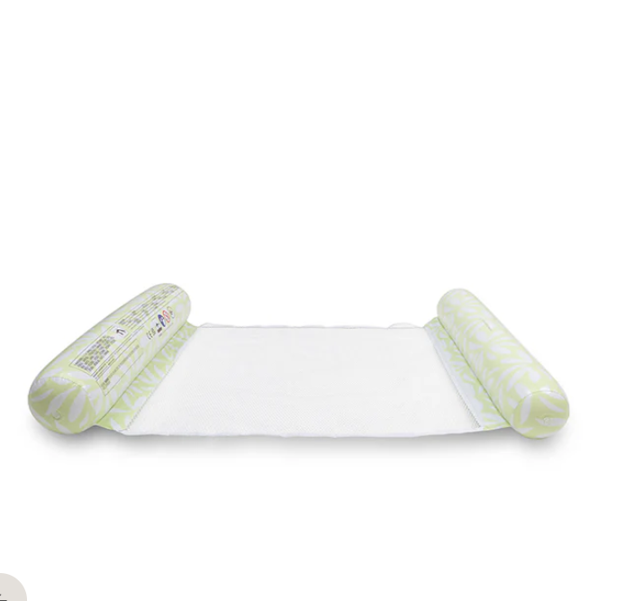 Swim Essentials opblaasbare waterhangmat matcha groen | Swim Essentials