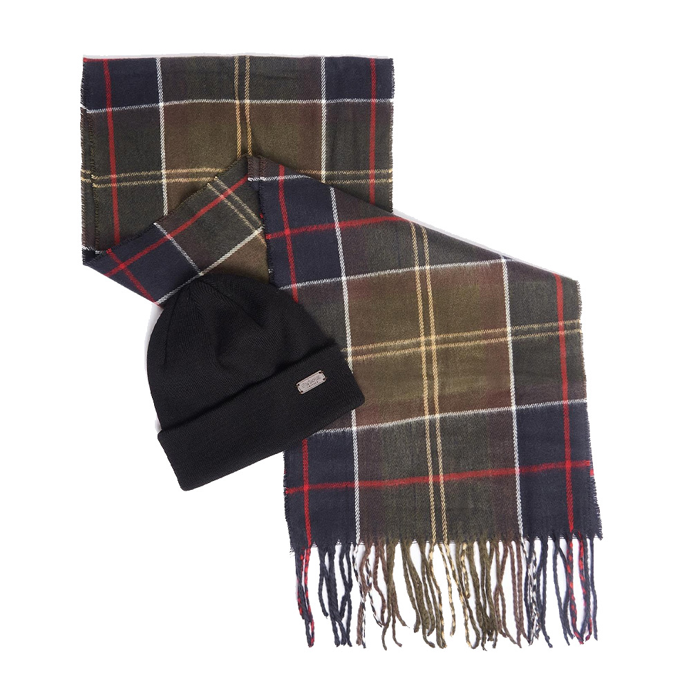 Swinton muts en sjaal giftset Classic | Barbour