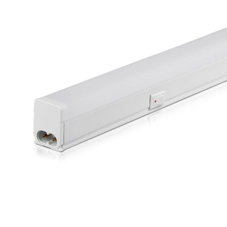 T5 LED batten 30cm met schakelaar - 4W 400 lumen (100lm/W) - 6500K daglicht wit - Koppelbaar - Vervangt 20W | V-TAC
