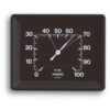 TFA hygrometer analoog zwart 10x8cm | TFA Dostmann
