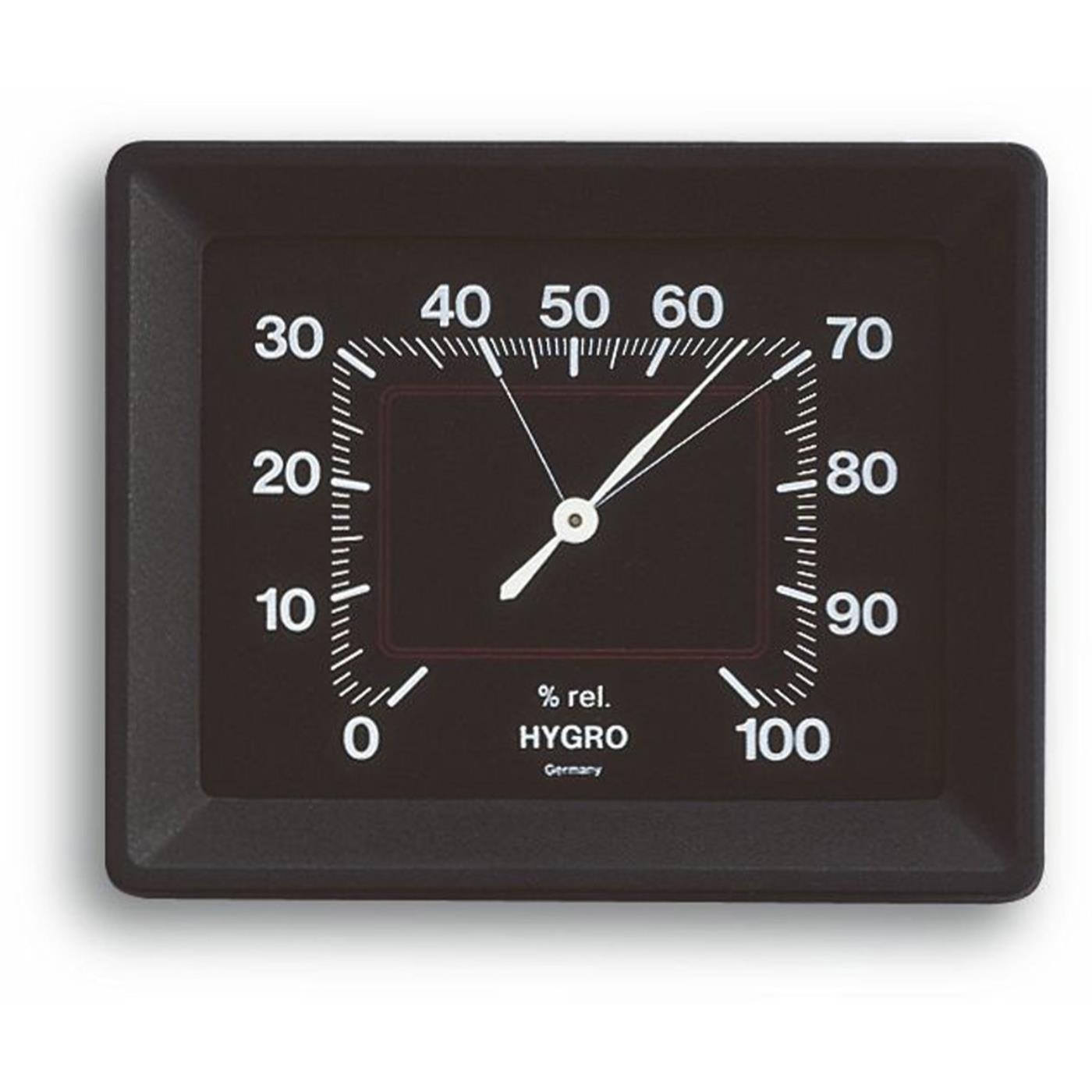 TFA hygrometer analoog zwart 10x8cm | TFA Dostmann