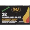 THM Aanmaakblokjes wit pak a 32st | THM