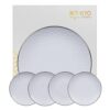 Taartbordenset met sterpatroon - Tokyo Design Studio Nippon White - 30.5cm | Tokyo Design Studio