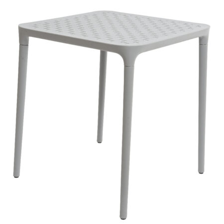Tafel Porto kunststof 65x65cm grijs | Merkloos