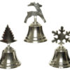 Tafelbel met aluminium zilver | Decoris