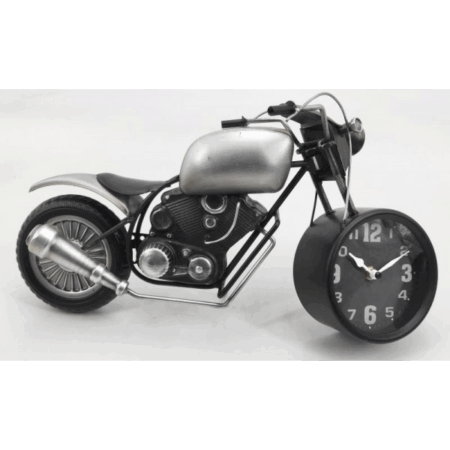 Tafelklok metaal motorfiets | Sam. B.V.