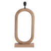 Tafellamp Paceco hout mat naturel L | Light & Living
