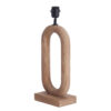 Tafellamp Paceco hout mat naturel M | Light & Living