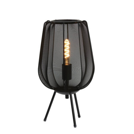 Tafellamp Plumeria zwart L | Light & Living