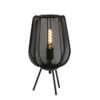 Tafellamp Plumeria zwart M | Light & Living