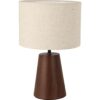 Tafellamp metaal met beige kap 23x23x27 | Home & Styling