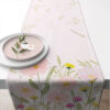 Tafelloper Pastel Flowers Pink | Ambiente