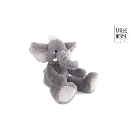 Take Me Home olifant pluche grijs 22cm | Take me Home