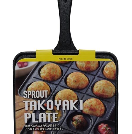 Takoyaki Pan - Sprout - Authentiek Japans Koken - Zwart | Tokyo Design Studio