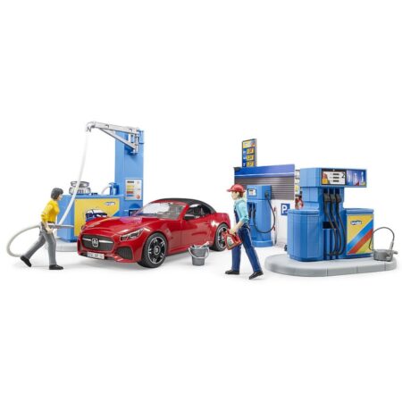 Tankstation en car wash van Bruder | Bruder