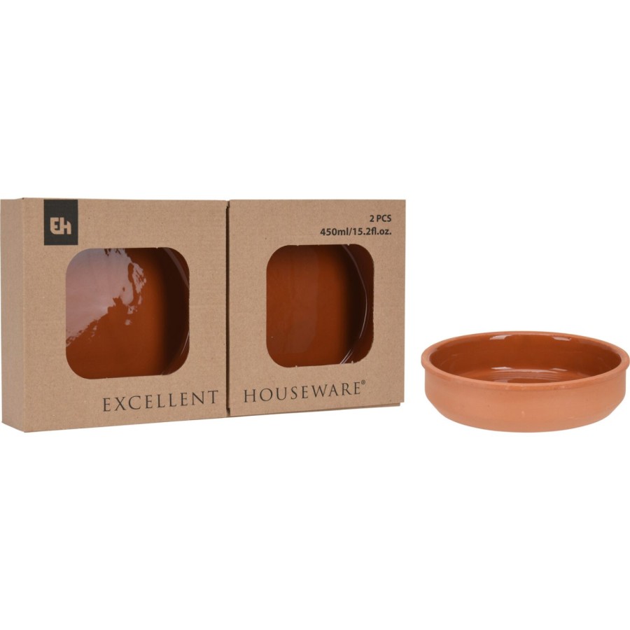 Tapasschalen Terracotta 2 stuks |