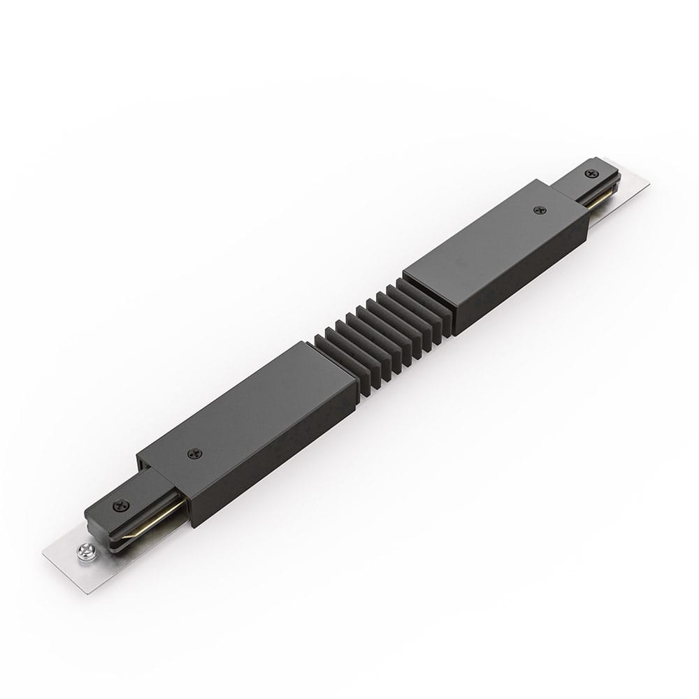 Taros - Flexibel Koppelstuk - 1-fase railverlichting - Zwart - 3 jaar garantie | HOFTRONIC