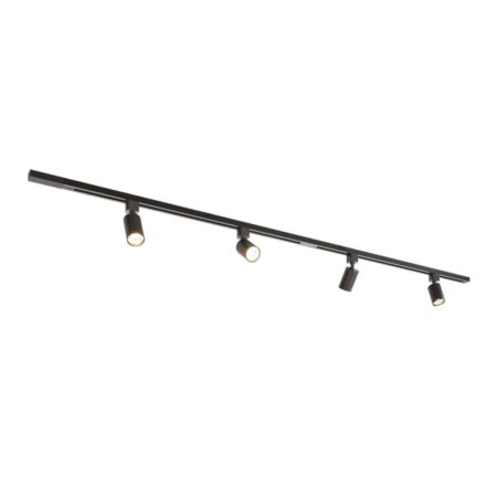 Taros Railverlichting Pakket - Recht - 2x 1 m rail - 4 railspots - Incl. 2700K GU10 - IP20 - Modulair - 230V | HOFTRONIC