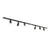 Taros Railverlichting Pakket - Recht - 2x 1 m rail - 6 railspots - Excl. Lichtbron - IP20 - Modulair - 230V | HOFTRONIC