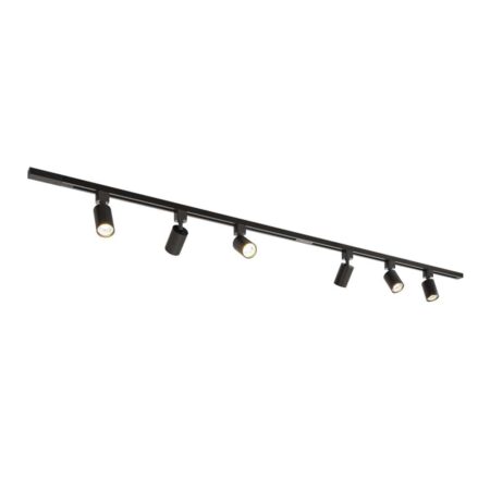 Taros Railverlichting Pakket - Recht - 2x 1 m rail - 6 railspots - Excl. Lichtbron - IP20 - Modulair - 230V | HOFTRONIC