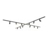 Taros Railverlichting Pakket - X-vorm - 4x 1
