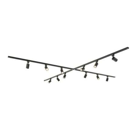 Taros Railverlichting Pakket - X-vorm - 4x 1
