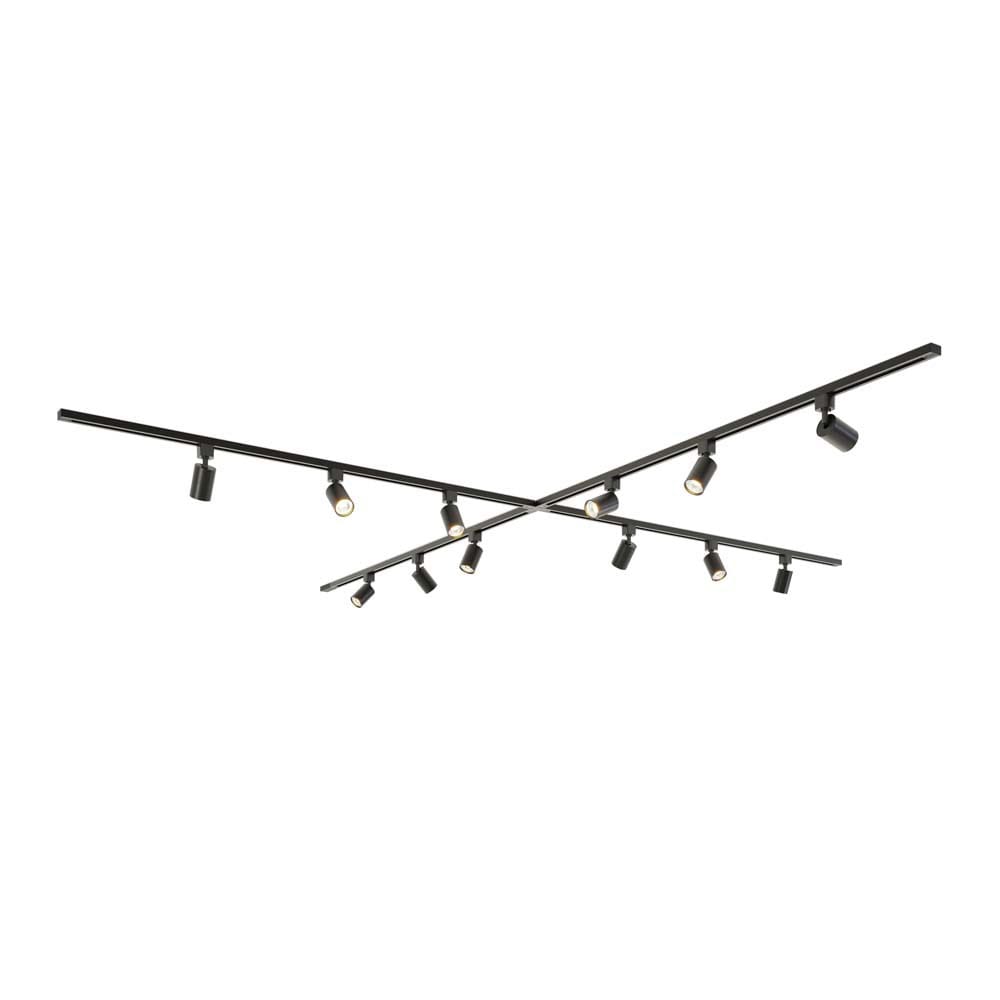 Taros Railverlichting Pakket - X-vorm - 4x 1
