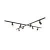 Taros Railverlichting Pakket - X-vorm - 4x 1m rail - 8 railspots - Excl. Lichtbron - IP20 - Modulair - 230V | HOFTRONIC