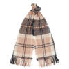 Tartan Scarf Boucle Pink Midnight | Barbour